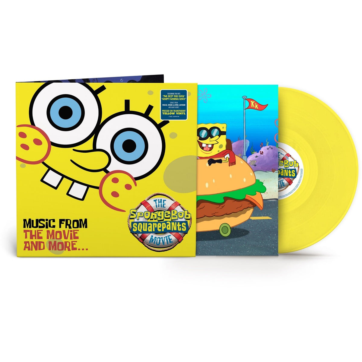 Spongebob Squarepants Movie-Music From The Movie & More (Yellow LP Vinyl)