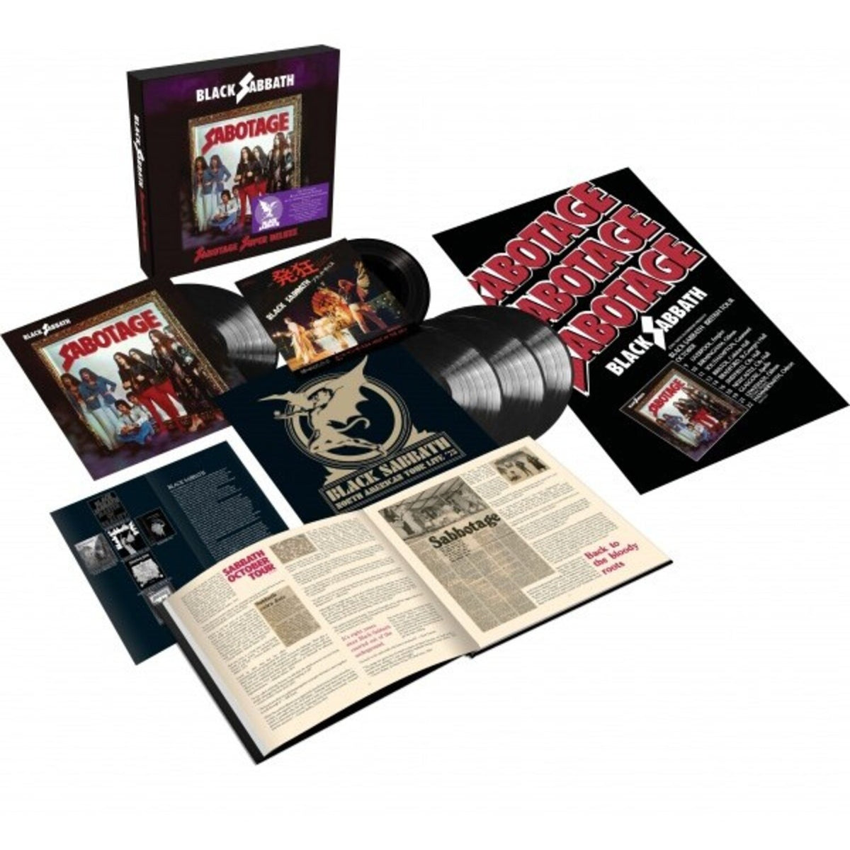 Paranoid (180G) & Sabotage (Super Deluxe Edition/4LP/7Inch)