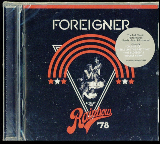 This CD is brand new.Format: CDMusic Style: Classic RockThis item's title is: Live At The Rainbow 78Artist: ForeignerLabel: RHINO RECORDSBarcode: 603497851898Release Date: 7/12/2019