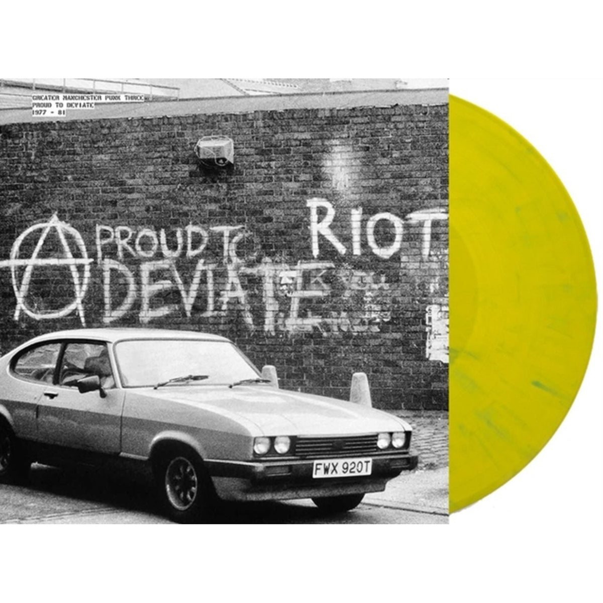 Greater Manchester Punk Vol 3 (Proud To Deviate) (2LP/Yellow Vinyl)