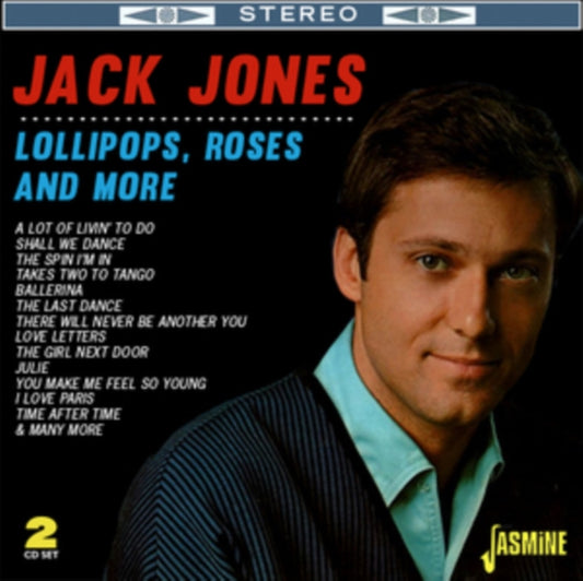 Product Image : This CD is brand new.<br>Format: CD<br>This item's title is: Lollipops, Roses & More - 54 Cuts (2 CD)<br>Artist: Jack Jones<br>Barcode: 604988088427<br>Release Date: 5/6/2022