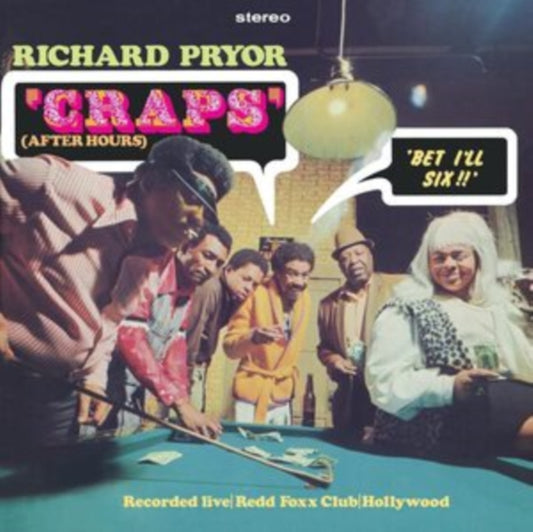 This LP Vinyl is brand new.Format: LP VinylMusic Style: ComedyThis item's title is: Craps (After Hours) (2LP)Artist: Richard PryorLabel:  INC. ISMIST RECORDSBarcode: 609461022417Release Date: 5/26/2023