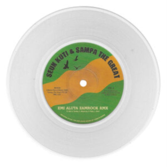 This 7 Inch Vinyl is brand new.Format: 7 Inch VinylMusic Style: AfrobeatThis item's title is: Emi Aluta Zamrock Remix / Emi Aluta 45 Edit (Transparent 7Inch)Artist: Seun; Egypt 80 & Sampa The Great KutiLabel: Record KicksBarcode: 617308088465Release Date: 2/14/2025