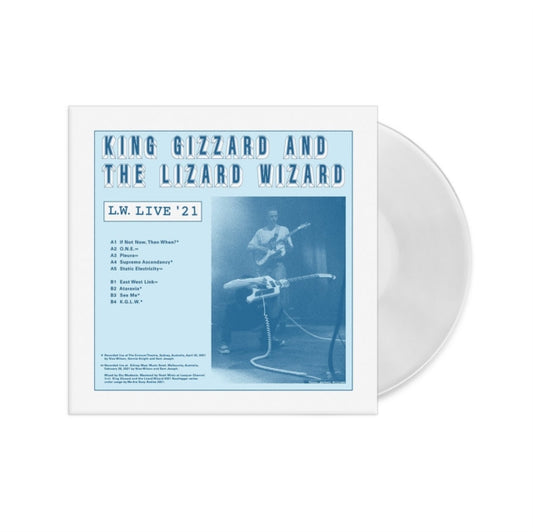 This LP Vinyl is brand new.Format: LP VinylMusic Style: Psychedelic RockThis item's title is: L.W. Live In Australia (Reverse Groove On Clear LP Vinyl)Artist: King Gizzard & The Lizard WizardLabel: WE ARE BUSY BODIESBarcode: 634457064621Release Date: 11/19/2021