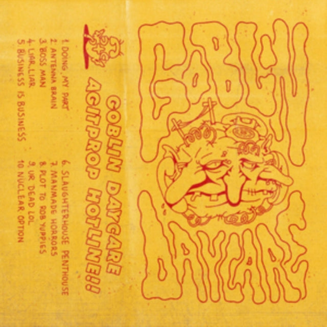 This Music Cassette is brand new.Format: Music CassetteThis item's title is: Agitprop Hotline!! (Yellow Cassette)Artist: Goblin DaycareBarcode: 634457170919Release Date: 5/17/2024