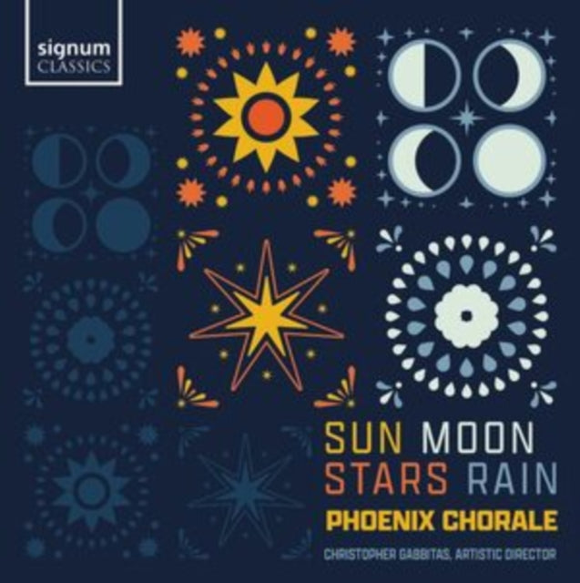 This CD is brand new.Format: CDThis item's title is: Sun Moon Stars RainArtist: Brown / Elgar / French / Phoenix ChoraleBarcode: 635212088524Release Date: 2/7/2025