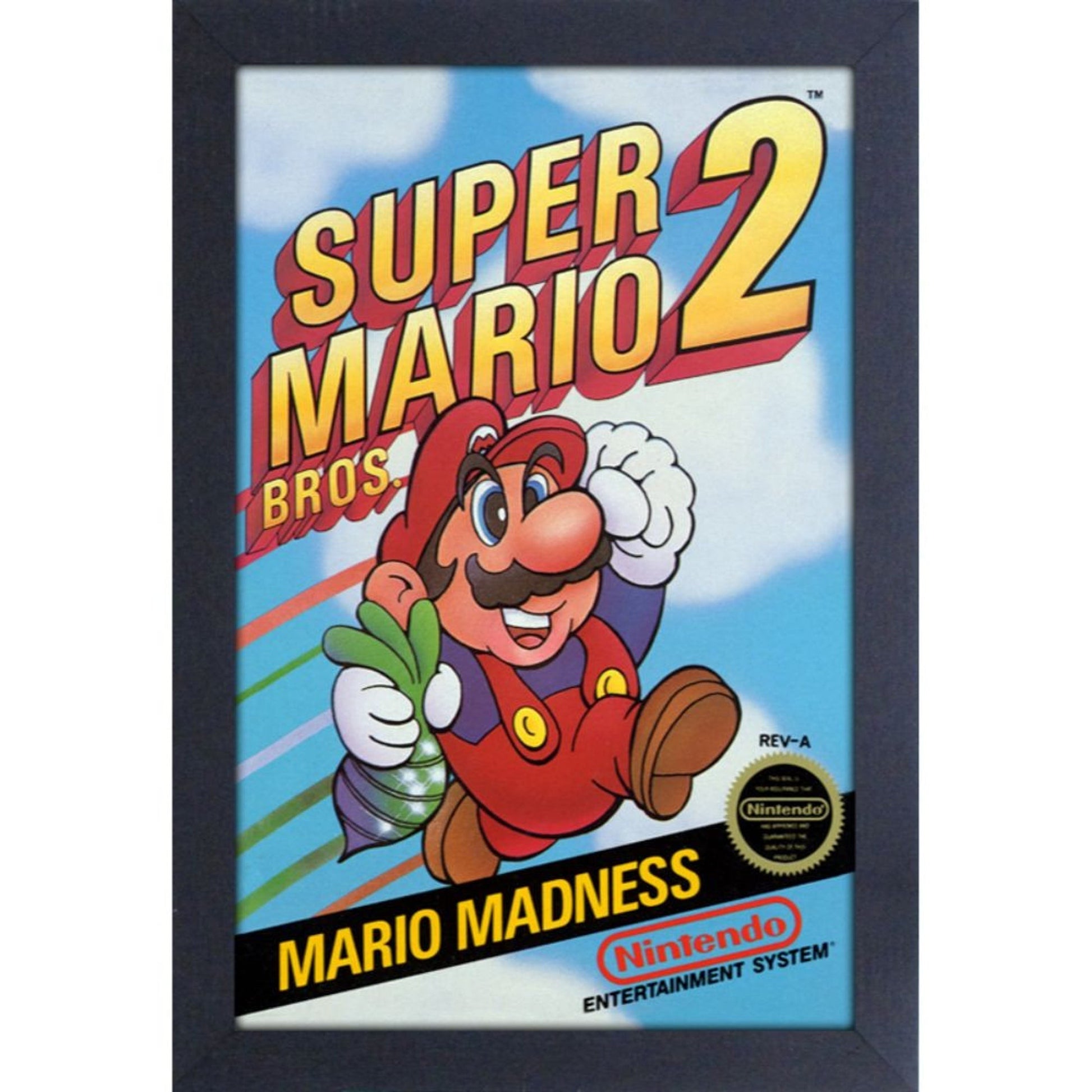 Framed Prints 11 x 17 - Super Mario Bros. 2  - Cover