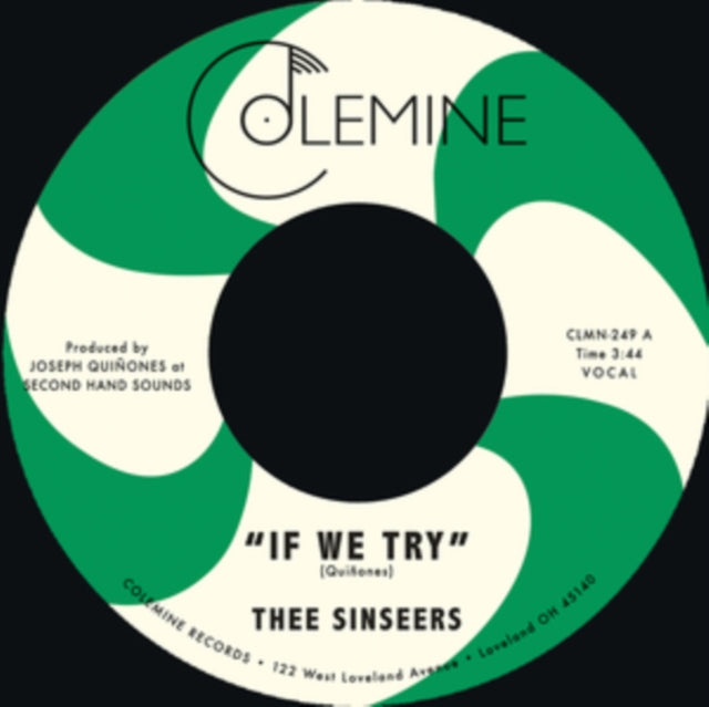 This 7 Inch Vinyl is brand new.Format: 7 Inch VinylMusic Style: SoundtrackThis item's title is: If We Try / Give It Up You FoolArtist: Thee SinseersLabel: His Master's VoiceBarcode: 648564356838Release Date: 6/27/2025