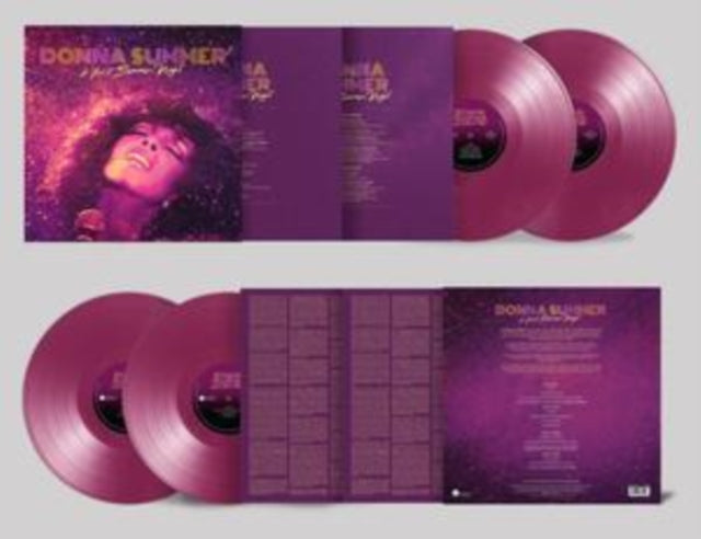 This LP Vinyl is brand new.Format: LP VinylThis item's title is: Hot Summer Night (180G/Purple LP Vinyl)Artist: Donna SummerLabel: DRIVEN BY THE MUSICBarcode: 654378625022Release Date: 7/10/2020