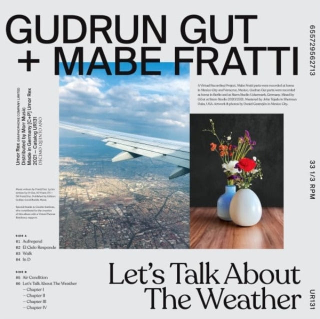 This LP Vinyl is brand new.Format: LP VinylThis item's title is: Let's Talk About The WeatherArtist: Gudrun + Mabe Fratti GutLabel: UMOR REXBarcode: 655729562713Release Date: 10/1/2021