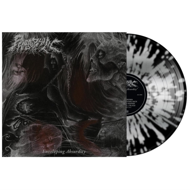 Phobophilic - Enveloping Absurdity (Black W/ Silver Splatter LP Vinyl)