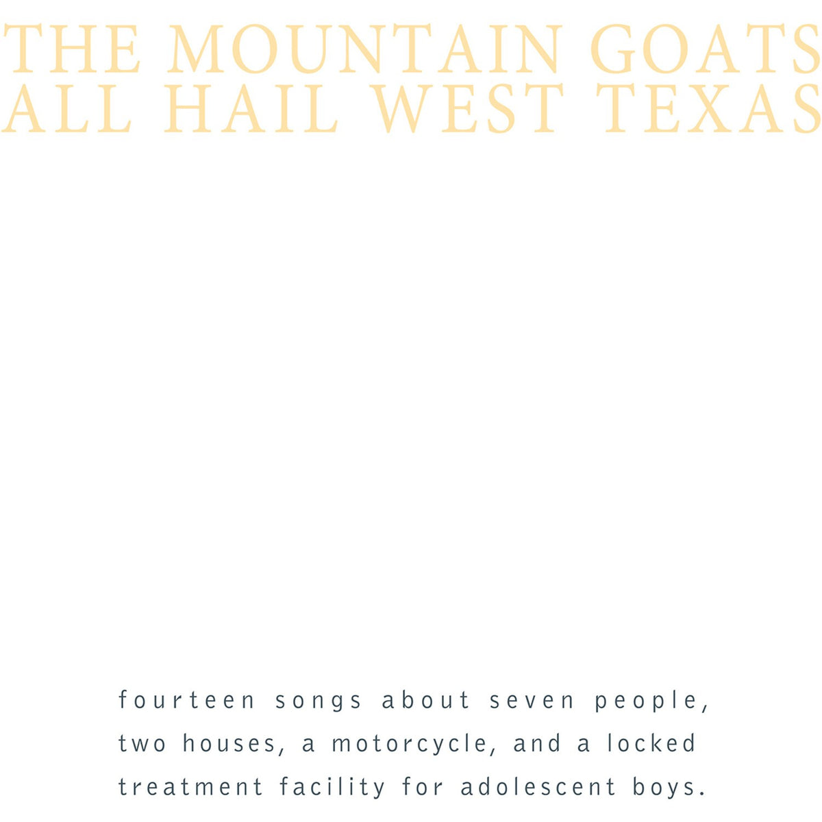 All Hail West Texas & Through This Fire Across From Peter Balkan (2LP)