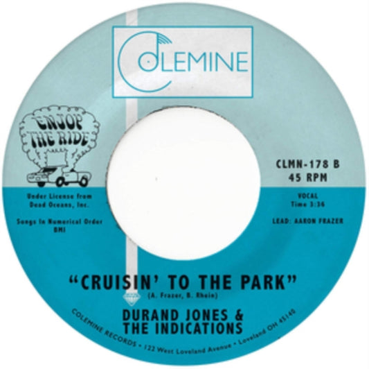 This 7 Inch Vinyl is brand new.Format: 7 Inch VinylMusic Style: Rhythm & BluesThis item's title is: Morning In America B/W Cruisin' To The ParkArtist: Durand & The Indications JonesLabel: Colemine RecordsBarcode: 674862654499Release Date: 10/18/2019