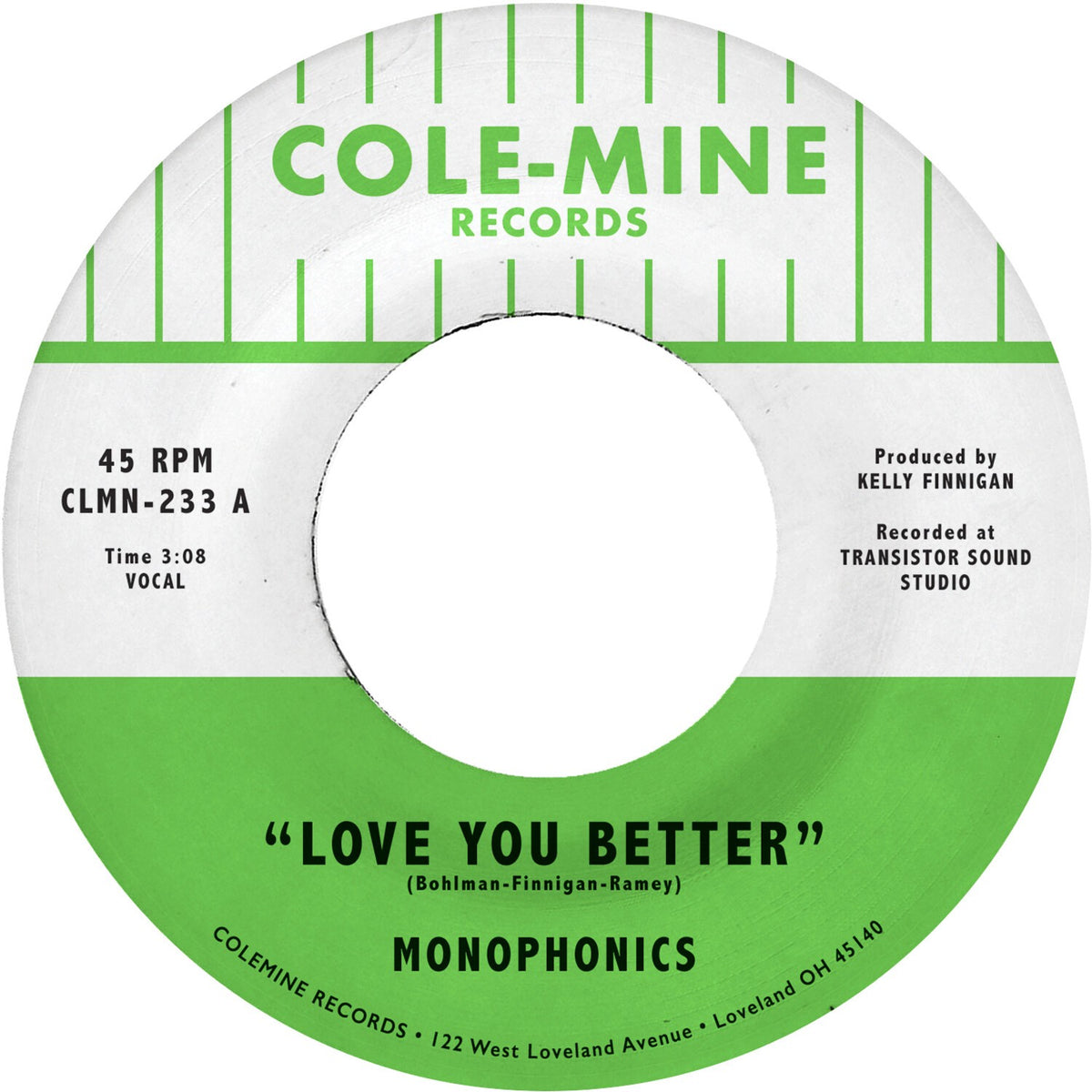 Love You Better / The Shape Of My Teardrops (Opaque Natural 7Inch)