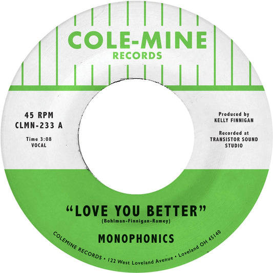 Love You Better / The Shape Of My Teardrops (Opaque Natural 7Inch)