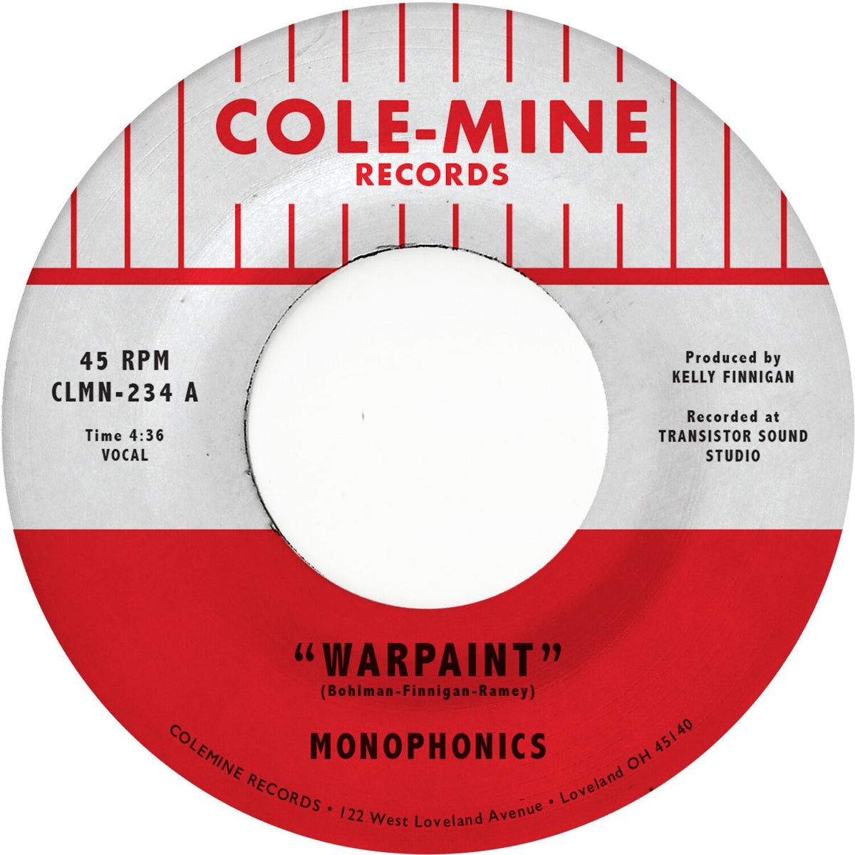 Warpaint / Crash & Burn (Natural With Black Swirl 7Inch)
