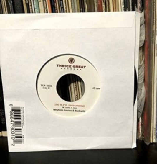 This 7 Inch Vinyl is brand new.Format: 7 Inch VinylThis item's title is: 100 Mph (Feat. Action Bronson)Artist: Buckwild & Meyhem LaurenBarcode: 686647303102Release Date: 9/9/2014