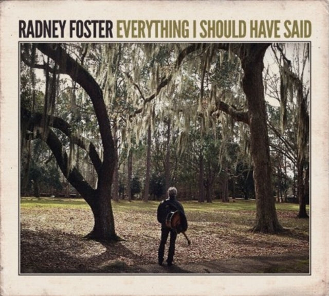 This CD is brand new.Format: CDMusic Style: CountryThis item's title is: Everything I Should Have SaidArtist: Radney FosterLabel: DEVIL'S RIVER RECORDSBarcode: 700261400068Release Date: 5/13/2014