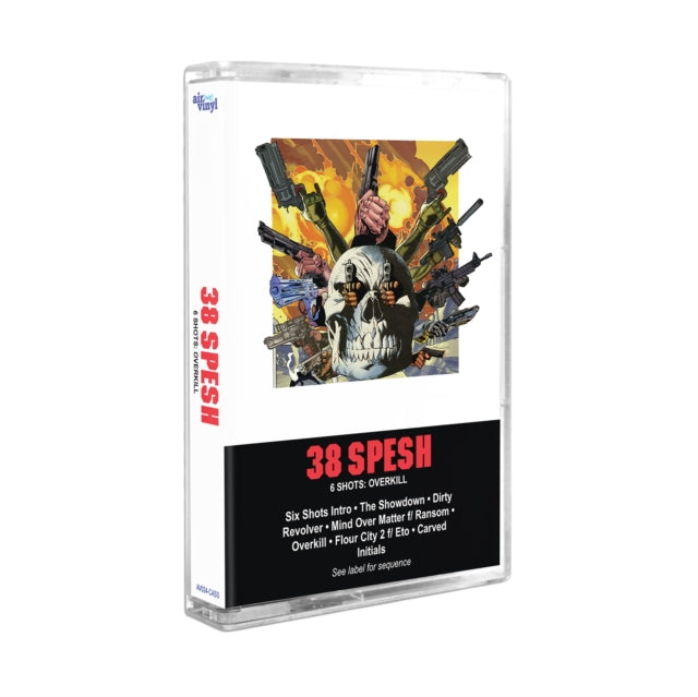 This Music Cassette is brand new.Format: Music CassetteThis item's title is: 6 Shots: OverkillArtist: 38 SpeshLabel: AIR VINYLBarcode: 706091202643Release Date: 2/18/2022