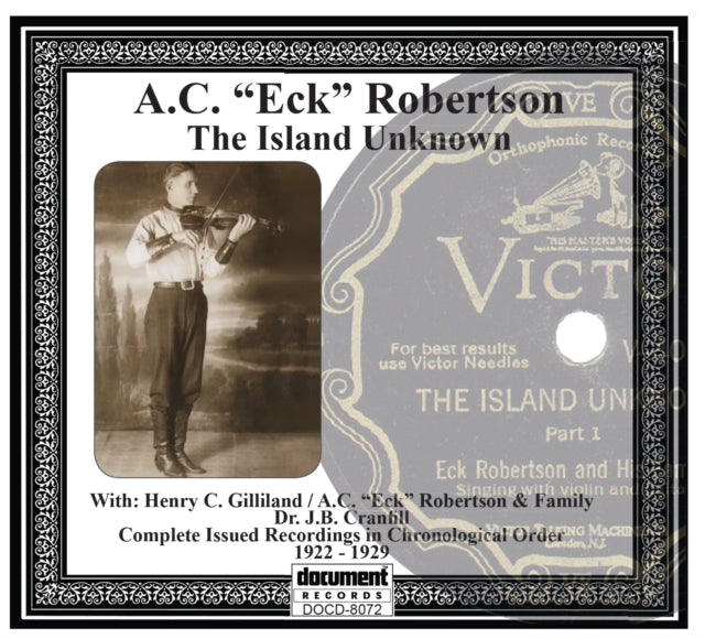 This CD is brand new.Format: CDThis item's title is: Island UnknownArtist: A.C. (Eck) RobertsonBarcode: 714298807226Release Date: 1/19/2024