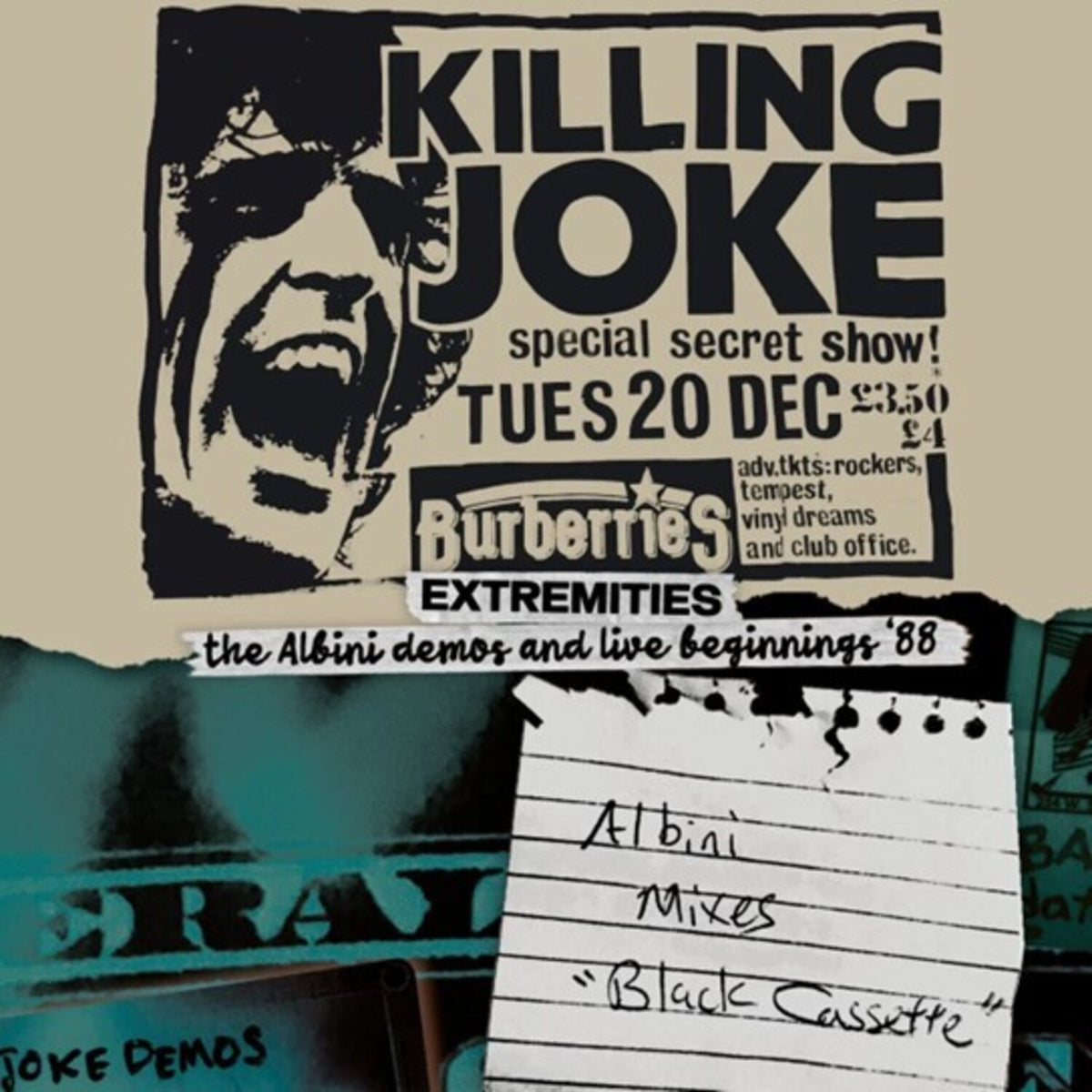 Killing Joke (2003) (180G/2LP) & Lord Of Chaos (Clear LP Vinyl) & Extremities, The Albini Demos & Live Beginnings '88 & Total Invasion Live In The Usa