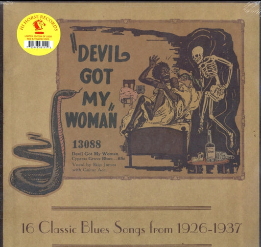 This LP Vinyl is brand new.Format: LP VinylMusic Style: Delta BluesThis item's title is: Devil Got My Woman: 16 Classic Blues Songs From 1926-1937 (Td Red-Yellow Starburst LP Vinyl)Artist: Various ArtistsLabel: HI HORSEBarcode: 725543031112Release Date: 9/15/2017