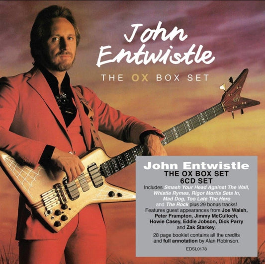 This CD is brand new.Format: CDThis item's title is: Ox Box Set (6CD)Artist: John EntwistleBarcode: 740155737832Release Date: 5/10/2024