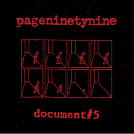 Document #5 (Clear With Black & Red Splatter)