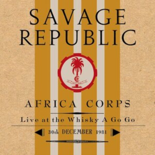 Africa Corps Live At The Whisky A Go Go 30Th December 1981 (Clear Transluscent LP Vinyl) & Tragic Figures (Expanded/40Th Anniversary Edition/Red Vinyl/2LP)