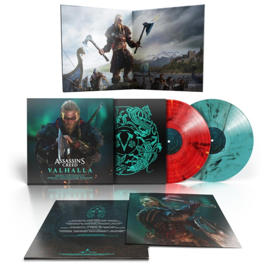 Assassin's Creed Valhalla - Jesper Kyd, Sarah Schachner & Einar Selvik (1-Red/1-Green LP Vinyl)