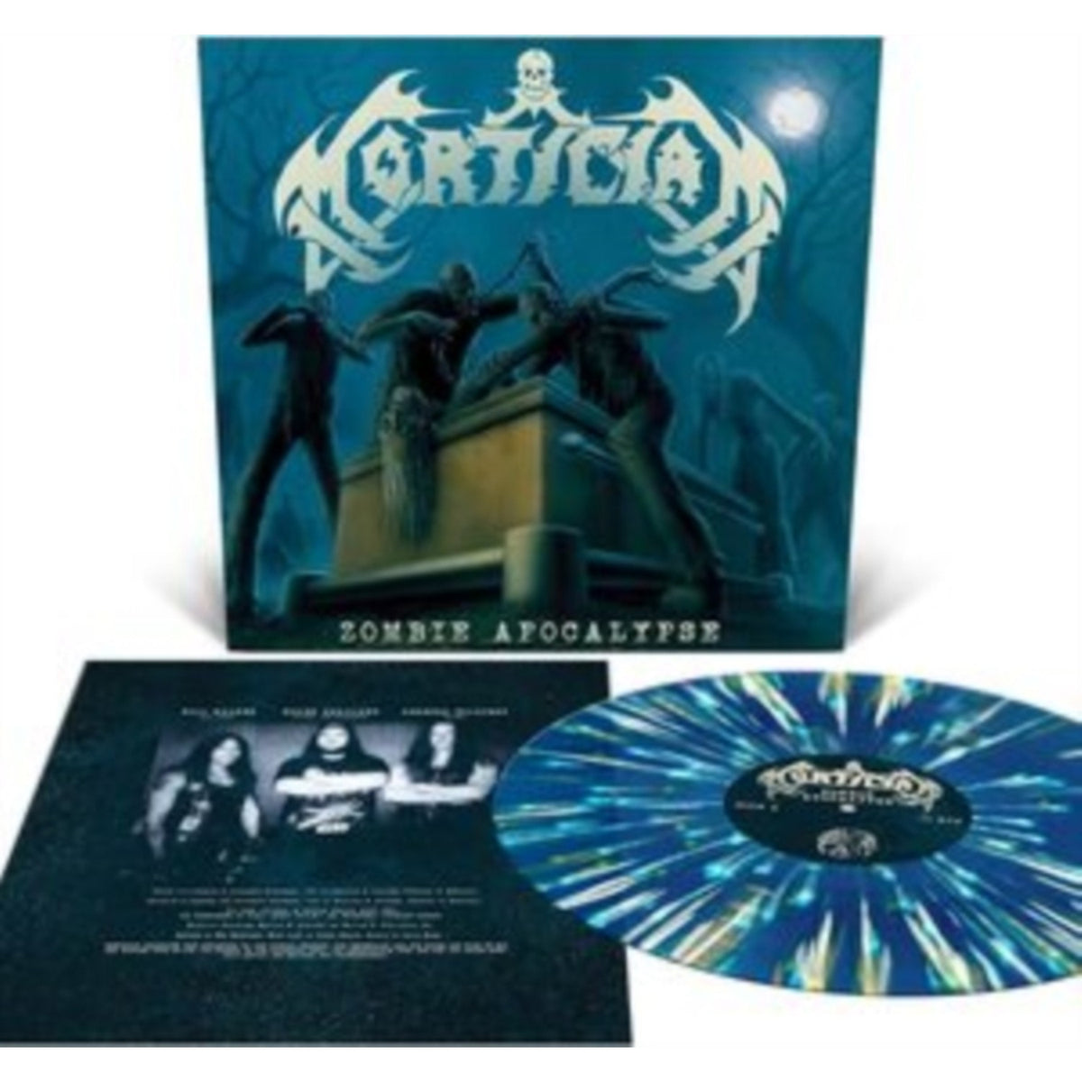 Zombie Apocalypse (Sea Blue With White, Bone White & Gold Splatter LP Vinyl)