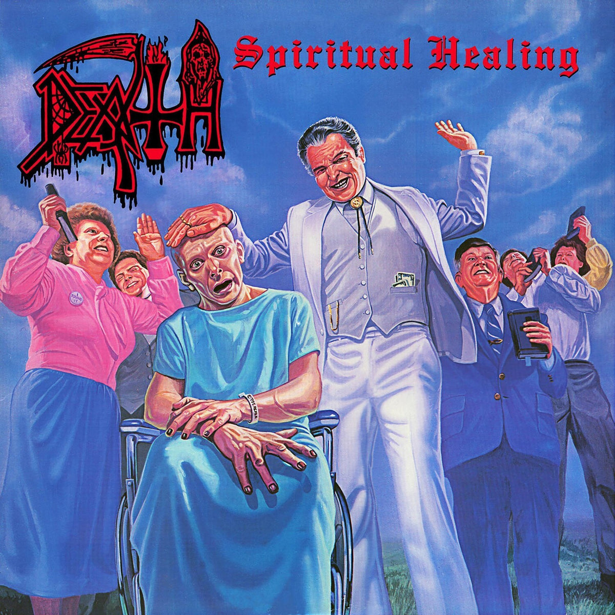 Spiritual Healing - Reissue (Red, Cyan Blue & Black Tri Color Merge With Splatter LP Vinyl) & Individual Thought Patterns - Reissue & Leprosy (Reissue) & Scream Bloody Gore (Reissue)