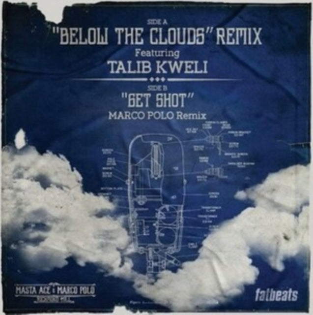 This 7 Inch Vinyl is brand new.Format: 7 Inch VinylMusic Style: Boom BapThis item's title is: Below The Clouds (Remix) B/W Get Shot (Remix) Artist: Masta Ace & Marco PoloLabel: Fat BeatsBarcode: 784085101998Release Date: 1/10/2025
