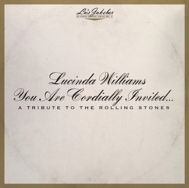 This CD is brand new.Format: CDMusic Style: Blues RockThis item's title is: Lu's Jukebox Vol. 6: You Are Cordially Invited... A Tribute To The Rolling StonesArtist: Lucinda WilliamsLabel: HIGHWAY 20 RECORDSBarcode: 787790337355Release Date: 1/28/2022