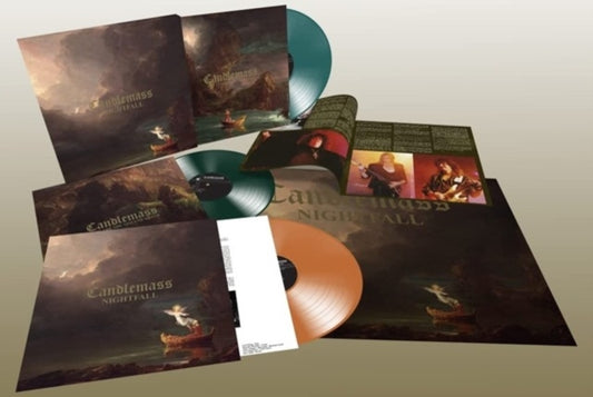 This LP Vinyl is brand new.Format: LP VinylMusic Style: Doom MetalThis item's title is: Nightfall (140G/3LP Box Set/Orange, Teal Green & Dark Green Vinyls)Artist: CandlemassLabel: PEACEVILLEBarcode: 801056803016Release Date: 4/21/2023