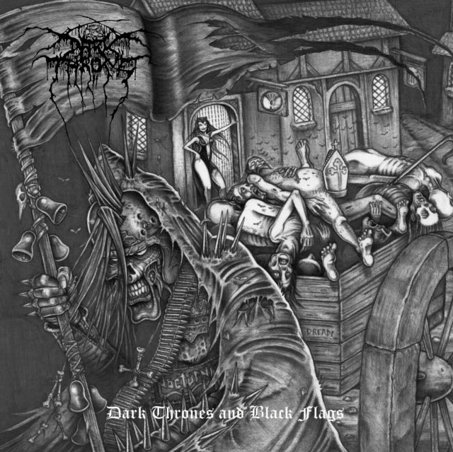 This LP Vinyl is brand new.Format: LP VinylThis item's title is: Dark Thrones & Black FlagsArtist: DarkthroneBarcode: 801056828712Release Date: 8/8/2025