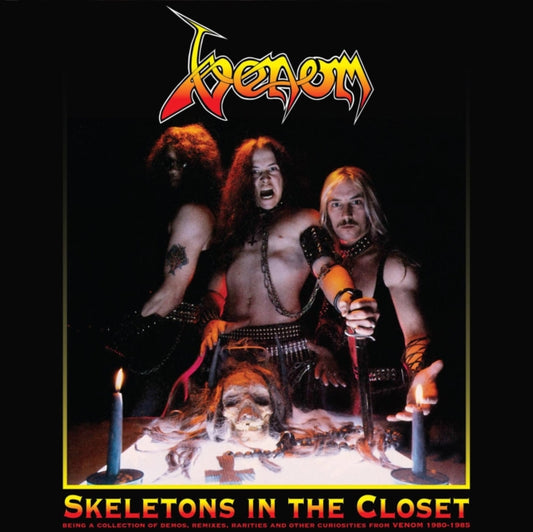 Product Image : This LP Vinyl is brand new.<br>Format: LP Vinyl<br>Music Style: Black Metal<br>This item's title is: Skeletons In The Closet<br>Artist: Venom<br>Label: WAX MANIAX<br>Barcode: 802215503617<br>Release Date: 5/12/2017