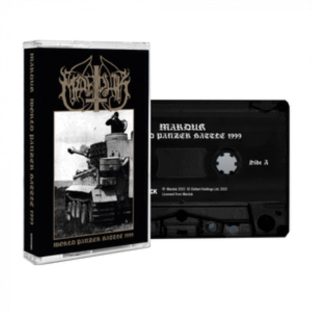 Product Image : This Music Casette is brand new.<br>Format: Music Casette<br>Music Style: Black Metal<br>This item's title is: World War Panzer 1999<br>Artist: Marduk<br>Label: BACK ON BLACK<br>Barcode: 803341560871<br>Release Date: 4/15/2022