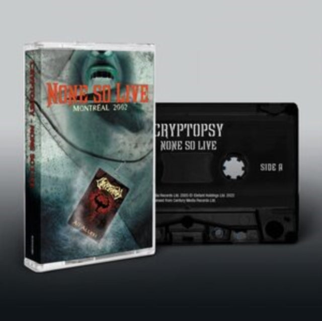 This Music Cassette is brand new.Format: Music CassetteMusic Style: Death MetalThis item's title is: None So LiveArtist: CryptopsyLabel: BACK ON BLACKBarcode: 803341571075Release Date: 9/9/2022