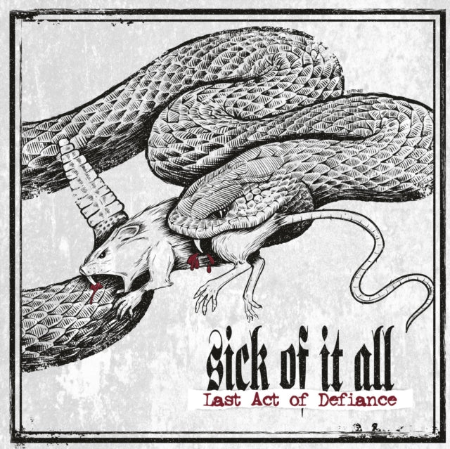 This LP Vinyl is brand new.Format: LP VinylMusic Style: HardcoreThis item's title is: Last Act Of DefianceArtist: Sick Of It AllLabel: BACK ON BLACKBarcode: 803343198492Release Date: 11/20/2020