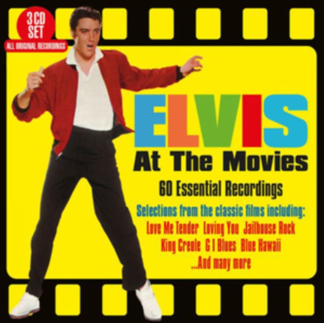 This CD is brand new.Format: CDThis item's title is: Elvis At The Movies - 60 Essential RecordingsArtist: Elvis PresleyLabel: BIG 3Barcode: 805520132077Release Date: 3/29/2019