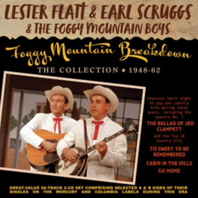 Product Image : This CD is brand new.<br>Format: CD<br>This item's title is: Foggy Mountain Breakdown: The Collection 1948-62<br>Artist: Lester & Earl Scruggs & The Foggy Mountain Boys Flatt<br>Barcode: 824046339425<br>Release Date: 9/3/2021