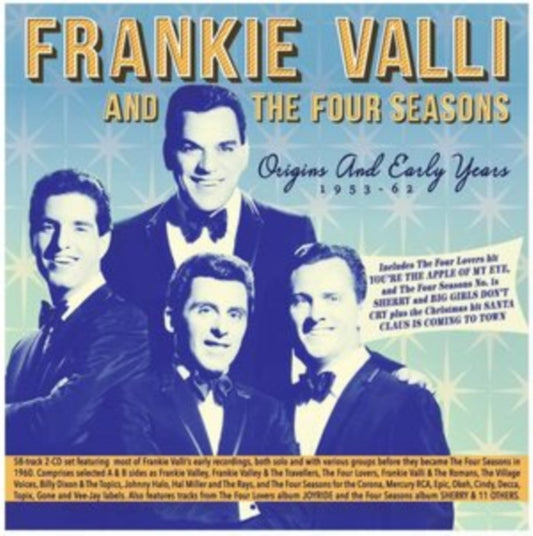 This CD is brand new.Format: CDThis item's title is: Origins & Early Years 1953-62Artist: Frankie & The Four Seasons ValliLabel: ACROBATBarcode: 824046341121Release Date: 3/4/2022