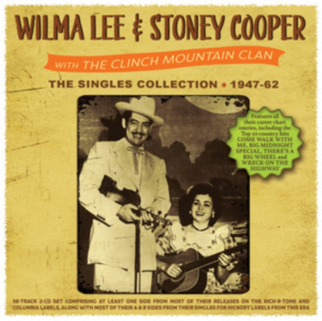 This CD is brand new.Format: CDThis item's title is: Singles Collection 1947-62Artist: Wilma & Stoney Cooper LeeLabel: ACROBATBarcode: 824046342524Release Date: 5/6/2022