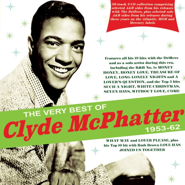 This CD is brand new.Format: CDThis item's title is: Very Best Of Clyde Mcphatter 1953-62Artist: Clyde McphatterLabel: ACROBATBarcode: 824046346126Release Date: 4/7/2023