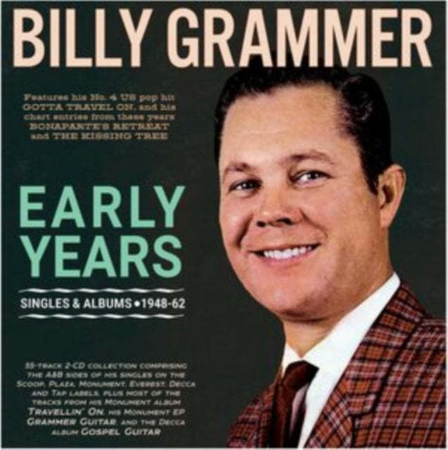 This CD is brand new.Format: CDThis item's title is: Early Years: Singles & Albums 1948-62 (2CD)Artist: Billy GrammerBarcode: 824046355722Release Date: 7/11/2025