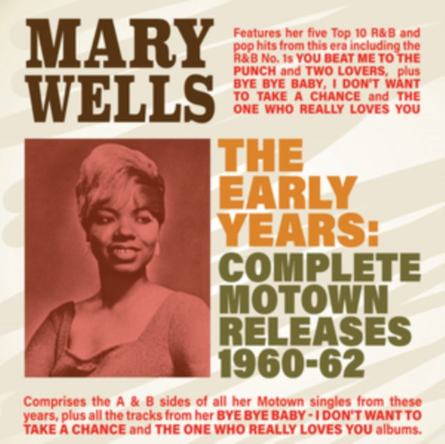 This CD is brand new.Format: CDMusic Style: Rhythm & BluesThis item's title is: Early Years: Complete Motown Releases 1960-62Artist: Mary WellsBarcode: 824046440022Release Date: 12/13/2019