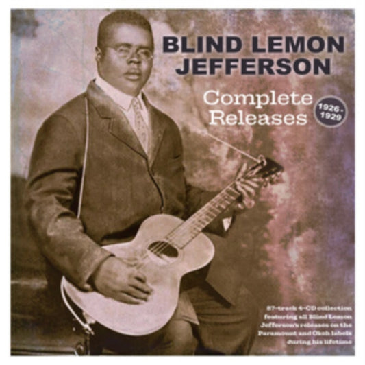 This CD is brand new.Format: CDThis item's title is: Complete Releases 1926-29 (4CD)Artist: Blind Lemon JeffersonBarcode: 824046717827Release Date: 12/8/2023