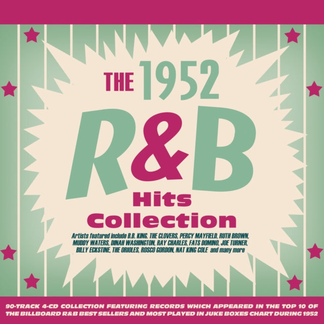 This CD is brand new.Format: CDThis item's title is: 1952 R&B Hits Collection (4CD)Artist: Various ArtistsBarcode: 824046718022Release Date: 2/2/2024