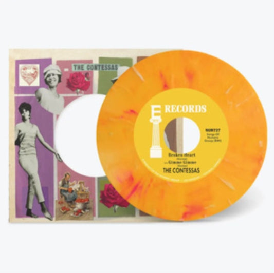 This 7 Inch Vinyl is brand new.Format: 7 Inch VinylMusic Style: New Jack SwingThis item's title is: Broken Heart B/W Gimme Gimme (Opaque Peach & White Marble 7Inch)Artist: ContessasLabel: MCA RecordsBarcode: 825764772723Release Date: 12/15/2023